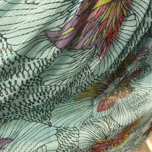 Black Halo Butterfly Silk Halter Dress - Picture 3 of 6